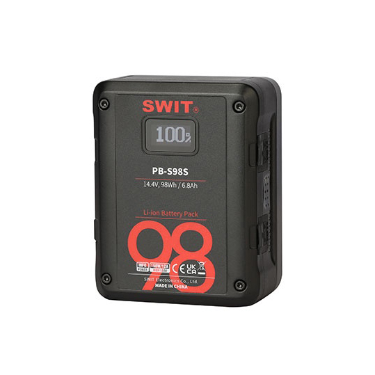 SWIT PB-S98S 14.4V 98Wh Dual D-Tap Heavy-Duty Digital Battery (V-Mount) - 1